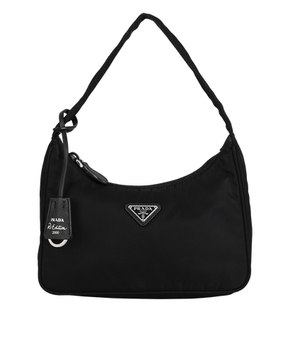 Re- Edition 2000 Mini Bag, &pound;595, Handbags, Black, Nylon, Front view